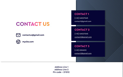 Contact Us Template contact contactus graphic design ux vector