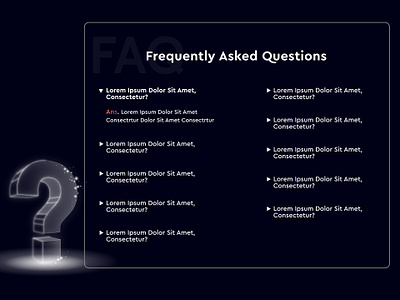 FAQ Template For Websites design fac graphic design illustration ui vector