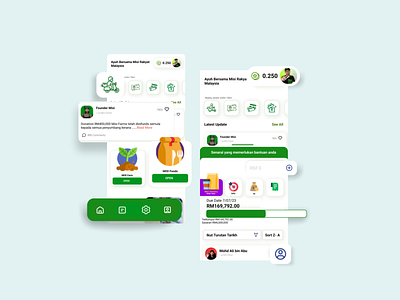 Misi Rakyat Redesign App android app ios misi mobileapp ui uiux