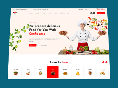 Food and Restaurant Website