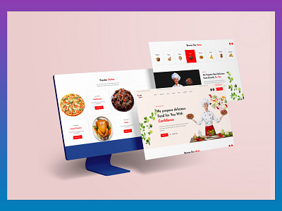 Food and Restaurant Website creative design fast food food and recipes food and restaurant food shop foods landing pages ood and nutrition pizza pizza hut pizza restaurant pizza shop restaurant uiux design web design website design