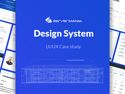 ServerMania Design System case study design design system illustration server ui design uiux visual design website