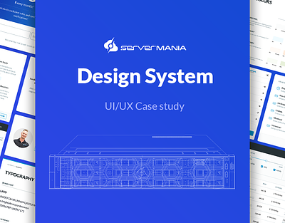 ServerMania Design System case study design design system illustration server ui design uiux visual design website