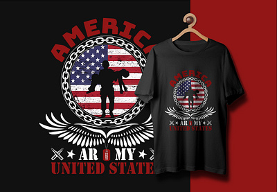 America army united state t shirt design design graphic design illustration t shirt typography usa t shirt design vector vintage t shirt
