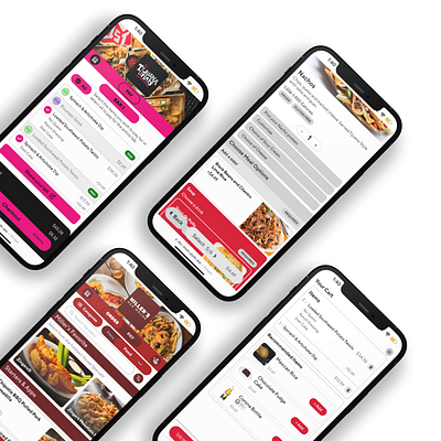 Contactless Dining Application branding ui