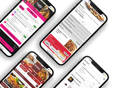 Contactless Dining Application branding ui