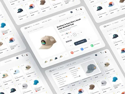Fashion E-commerce Web Design caps design e commerce design ecommerce ecommerce business fashion brand fashion e commerce website fashion store marketplace minimal onlineshop product page shop shopping ui ui design ui kit ux woocommerce