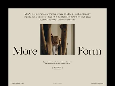 Ceramics studio website branding ceramics studio website design logo shop ui ux web