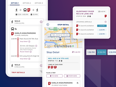 COTA | Digital Transformation for a Reimagined Brand (2) accessibility app branding buttons cards chip design directions icon icons map mobile planning transit transportation trip ui ux wcag web