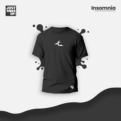 JUST WOKE UP! Shirt design apparel branding design graphic design instagram logo mockup post shirt social media