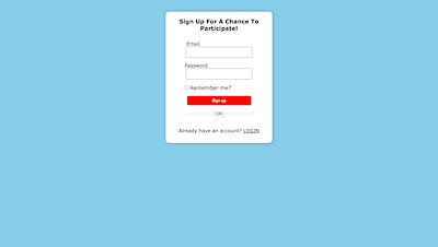 Sign Up Page! #DailyUI ui