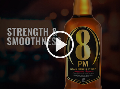 Whiskey Product Showcase animation branding graphic design motion graphics