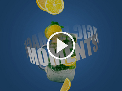 Vodka Marketing Video Animation 3d animation branding logo motion graphics