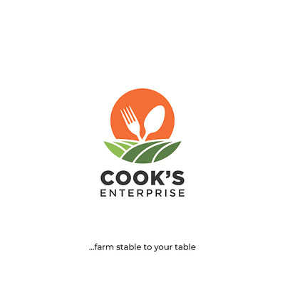 Cook's Enterprise branding design graphic design illustration logo
