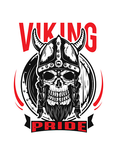 T shirt Design for Viking Pride convert to vector design graphic design illustration image to vector t shirt vector vector tracing logo
