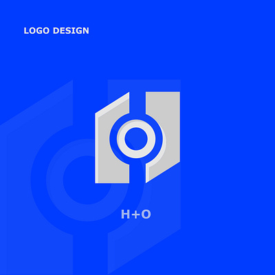 H, O Latter Logo Design apps logo