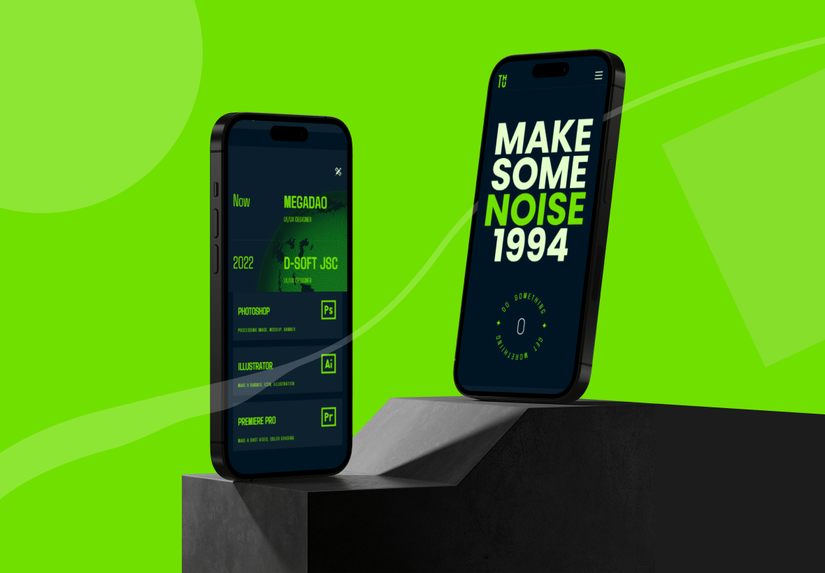 Personal Web Portfolio animation branding graphic design logo typography ui
