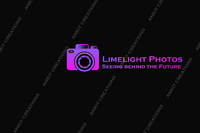 LIMELIGHT PHOTOS graphic design logo