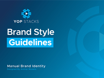 YOP Stack Brand Style Guide brand design brand guidelines brand identity brand style guide branding design graphic design logo logo design visual identity