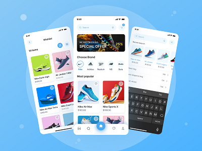 Shoes store clean design design e commerce ecommerce eyecatching marketing online shop online shopping professional shoe shoes shoes app shoes selling shopping soft ui ui ux ui ux design ux