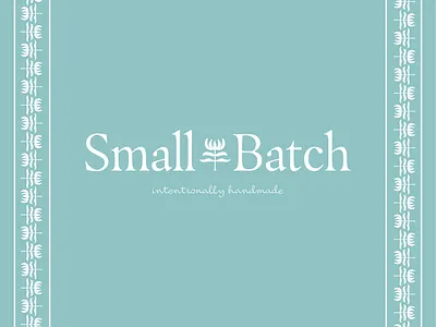 Small Batch adobe illustrator brand design branding branding identity design graphic design illustration illustrator logo logo design vector