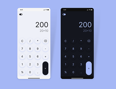 CALCULATOR calculator dailyui product design ui ux