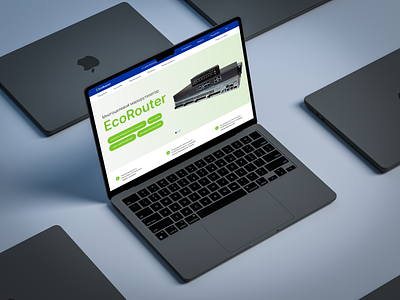 EcoRouter — multipurpose router company branding company design figma graphic design illustration tilda ui uidesign ux web