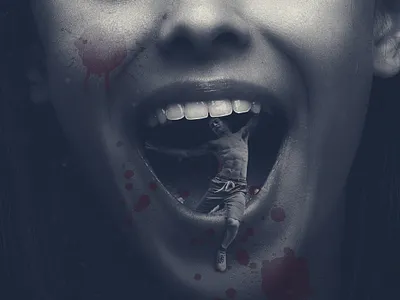 Movie poster about escaping toxic relationship branding conceptual design graphic design illustration image change manipulated movie photoshop poster ui