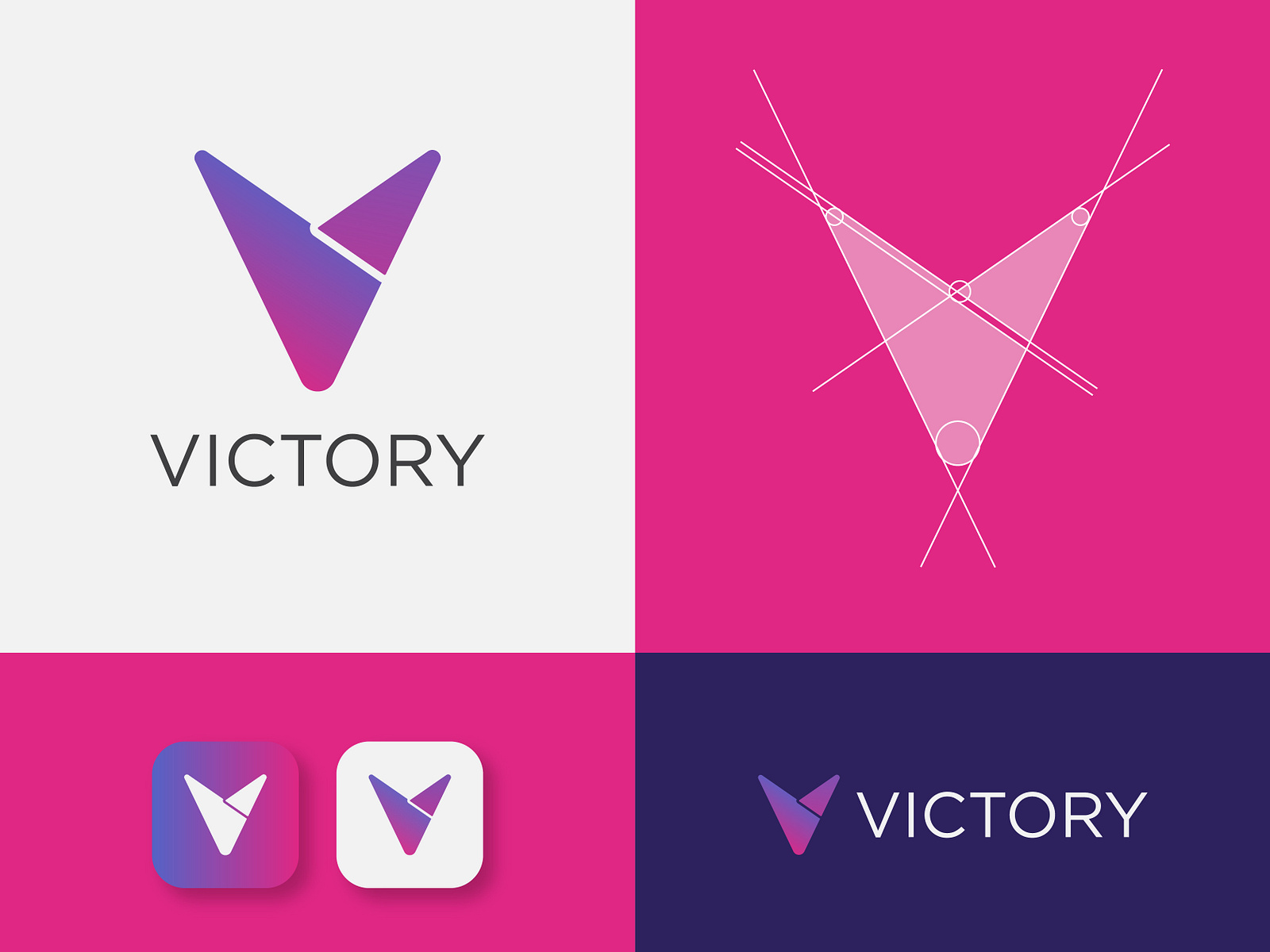 Victory Real Estate Logo Design by Logonomics on Dribbble