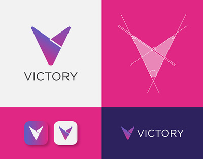 Victory Real Estate Logo Design brand brand identity branding business logo design graphic design graphics logo logo design logo designer logofolio logos minimal logo modern logo modern logo design realestate logo typography