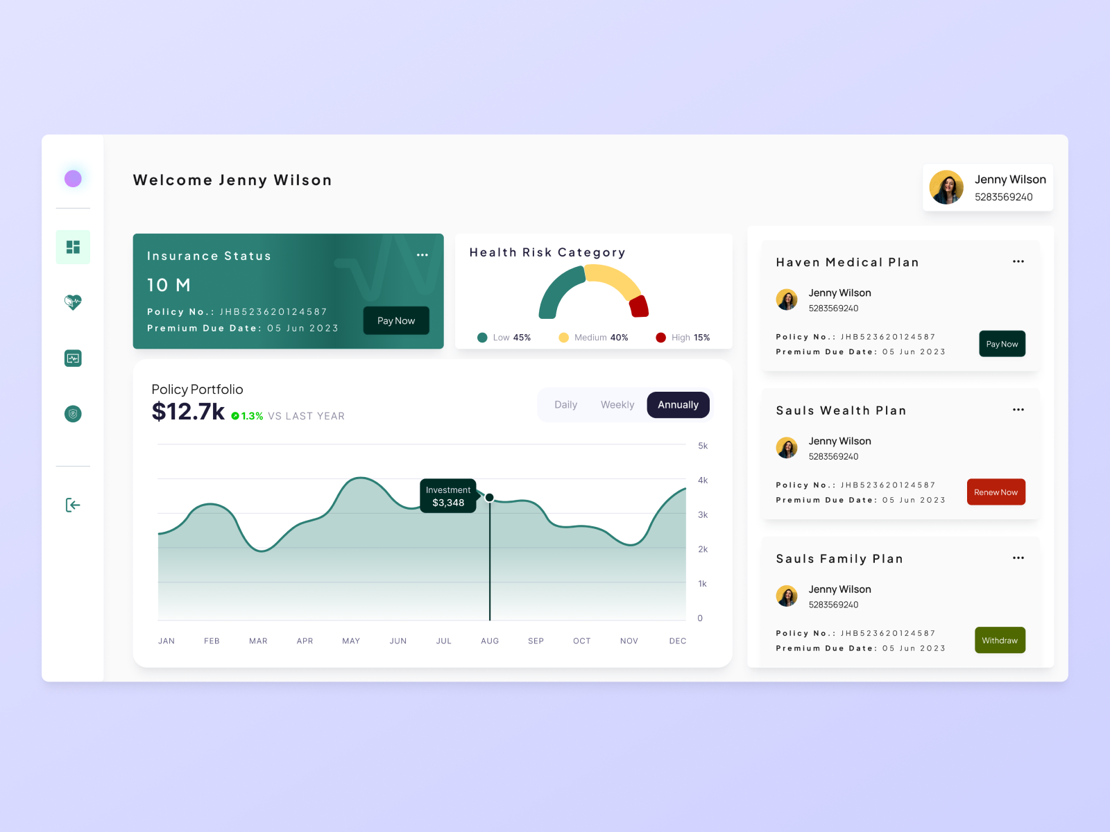 InsureSense - Insurance Company Web Application adobe illustrator app branding design typography ui ux