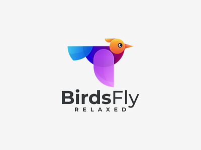 Birds Fly bird coloring birds fly coloring birds icon branding design icon logo