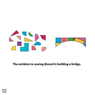 Build A Bridge design graphic design illustration vector