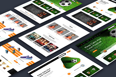 Football learning Landing page fc lorient football games news landing page players shops