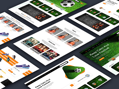 Football learning Landing page fc lorient football games news landing page players shops