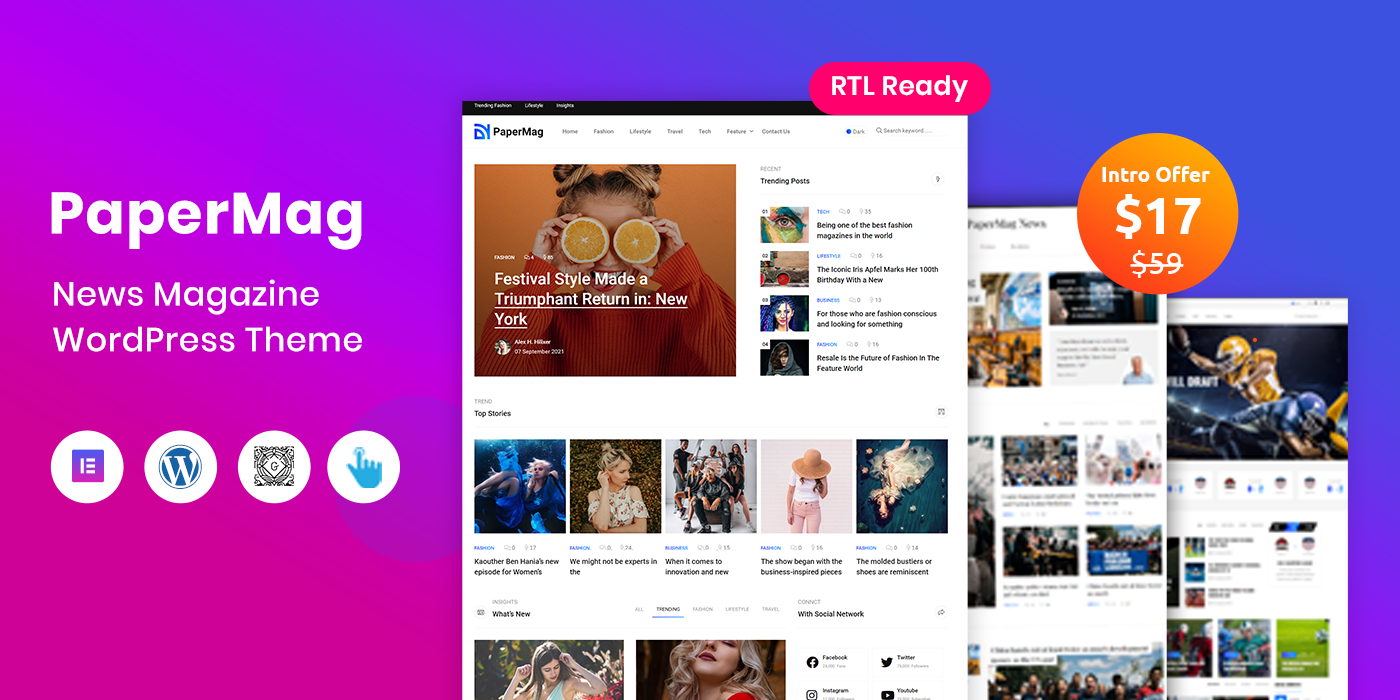 PaperMag – News Magazine WordPress Theme adobe photoshop design envato magazine news photoshop themeforest wordpress wordpresstheme