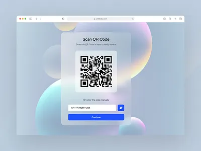 QR Code - untitled UI create account login minimal onboarding qr code signup steps ui ui design ux ux design web