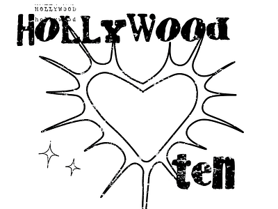 hollywood sign coloring page