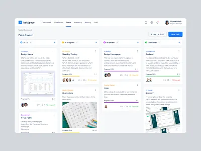 Task and Project Management Dashboard branding company dashboard design managment project schedule task team time tracking ui ux web work