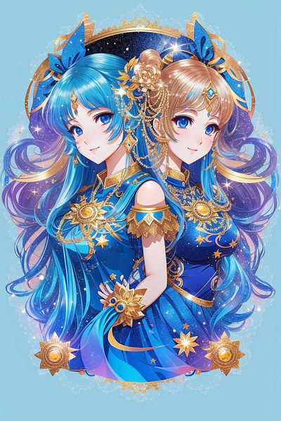Celestial Connections: Inspiring AI Anime Girl Character Art in anime love