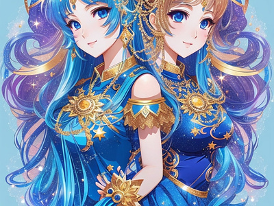 Celestial Connections: Inspiring AI Anime Girl Character Art in anime love