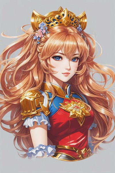 Celestial Lioness: Captivating AI Anime Character Art in Leo anime love