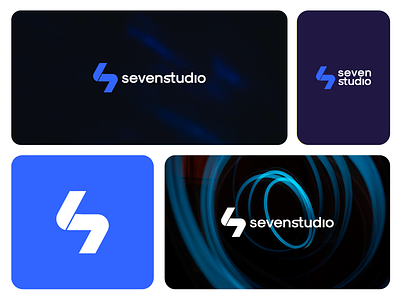 Seven Studio branding logo s logo tech logo