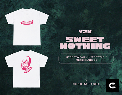 Sweet Nothing - Y2K Design for Merchandise artwork bag design design graphic design illustration merchandise tshirt design type design typography y2k