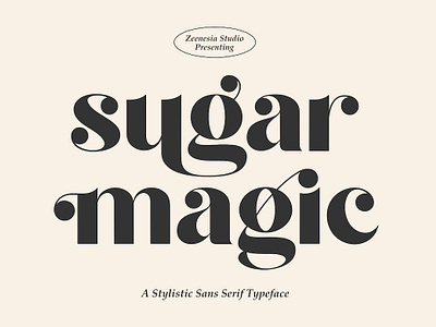 Sugar Magic Font branding brush calligraphy display font fonts hand drawn hand lettering handlettering handwritten letter lettering logo minimal sans serif script type typeface typography vector