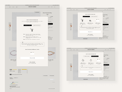 Pop-up window for German Kabirski branding design ecommerce graphic design illustration minimalist ui web