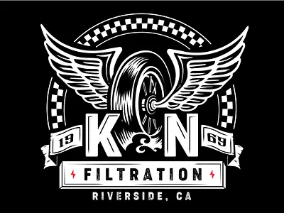 Sturgis is coming up! apparel automotive banner car checker classic distressed heritage illustration illustrator mechanic motorcycle print race shirt tire typography vintage wing