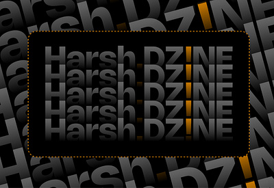 harsh.DZ!NE 3d animation branding design graphic design logo motion graphics typography ui