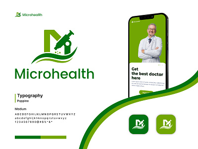 Medical Logo Design Template brand guideline brand identity branding design graphic design health logo healthcare hospital logo logo medical logo design medicaldesign medicine microhealth logo microscope motion graphics vector visual design