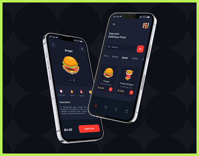 Food Delivery Mobile App UI app app ui branding design graphic design illustration ui ux